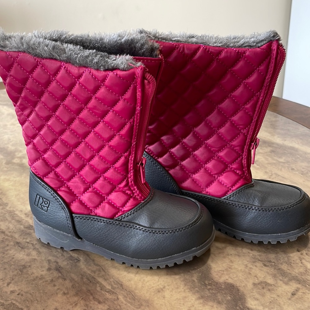 Girls Pink Snow Boots